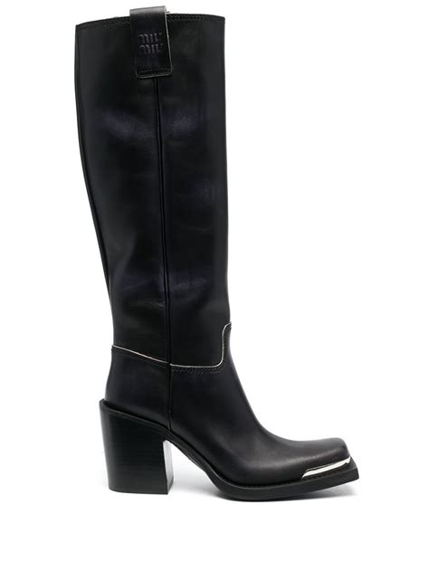 miu miu knee high boots|miumiu boots.